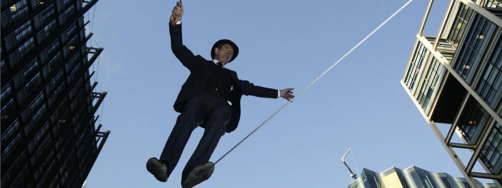 Great copywriting is like a walking tightrope